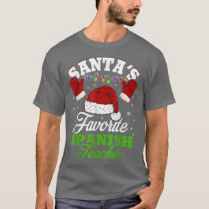 Camiseta Navidades de profesores de español favoritos de Sa