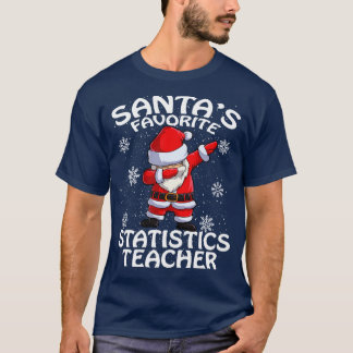 Camiseta Navidades de profesores de estadísticas favoritos 