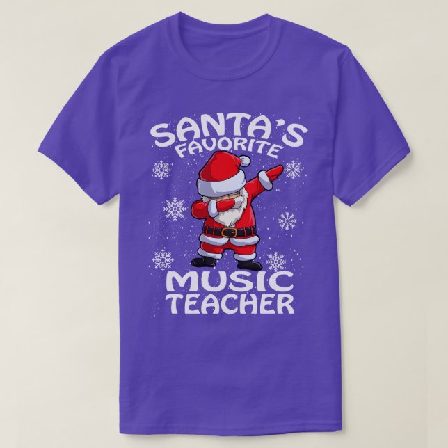 Camiseta Navidades de profesores de música favoritos de San (Diseño del anverso)