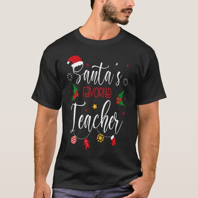 Camiseta Navidades de profesores favoritos de Santa Ana Niñ (Anverso)