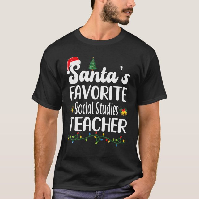 Camiseta Navidades de profesores favoritos de Santa María d (Anverso)