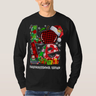 Camiseta Navidades de profesores profesionales del amor ilu