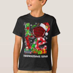 Camiseta Navidades de profesores profesionales del amor ilu