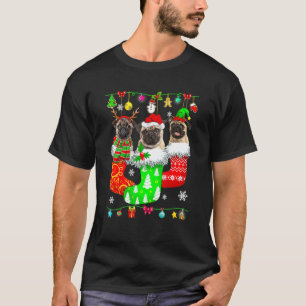 Camiseta Navidades De Pug Cazan Rinoceronte De Perro De Paj