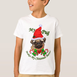 Camiseta Navidades de Pug Lovers regalos