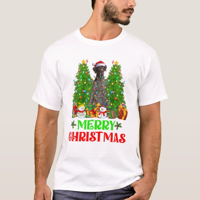 Camiseta Navidades de punteros al descubierto (Anverso)