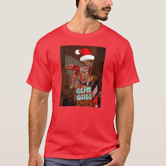 Camiseta Navidades de purpurina Gulch (Anverso)