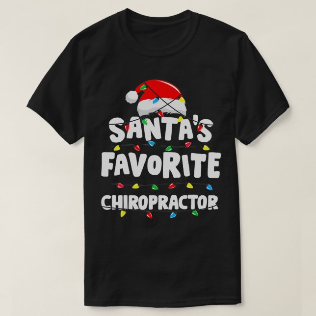 Camiseta Navidades de quiropráctica Papá Noel regalo gracio (Diseño del anverso)