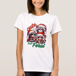 Camiseta Navidades de Raccoon Curtes Pero Ferales