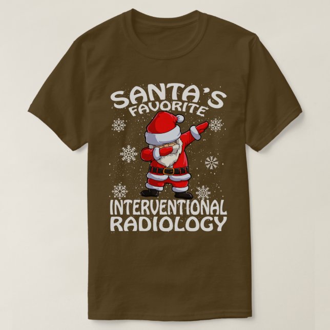 Camiseta Navidades de Radiología Interventiva Favoritos de  (Diseño del anverso)