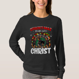 Camiseta Navidades de Rainbow Doberman Dog Lover