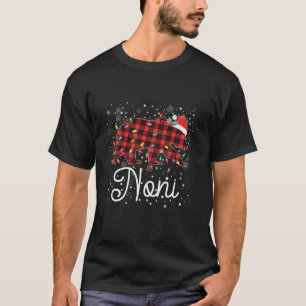 Camiseta Navidades de Red de Oso Noni Pajama Merry Xmas Fa