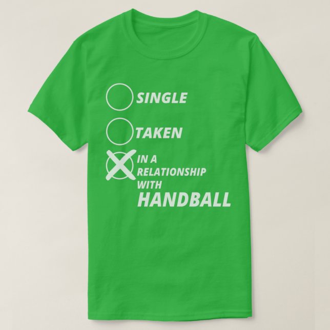 Camiseta navidades de regalo de HANDBALL por relación única (Diseño del anverso)