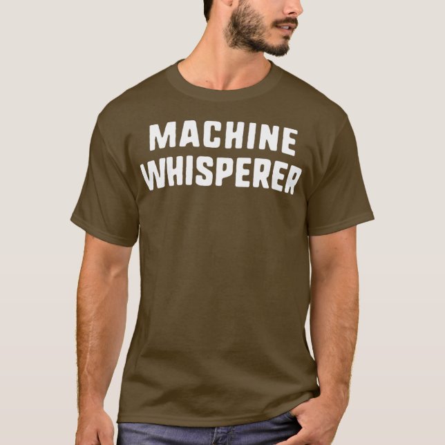 Camiseta Navidades de regalo de máquina de Whisperer divert (Anverso)