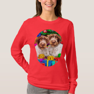 Camiseta Navidades de regalos abiertos de punteros de WH en