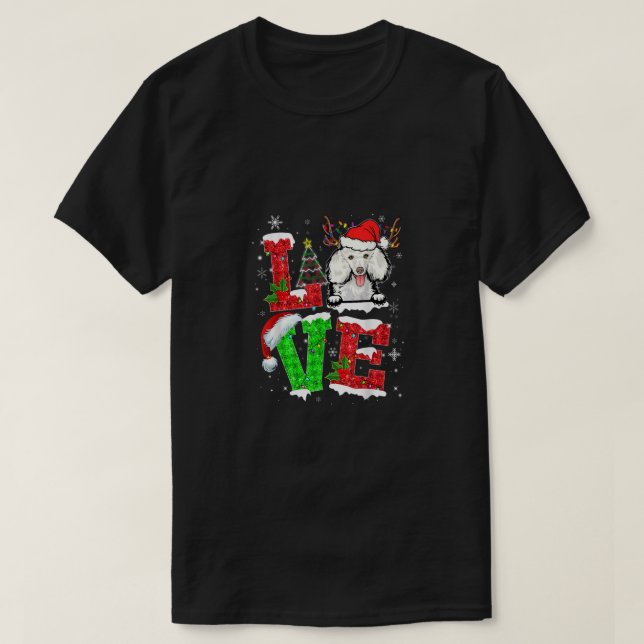 Camiseta Navidades de reno de perro canino divertidos Paja (Diseño del anverso)