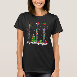 Camiseta Navidades de reno de Santa Elf encienden música