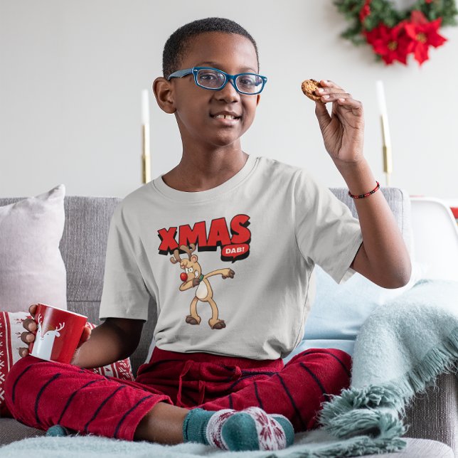 Camiseta Navidades de renos Dabbing divertidos (Subido por el creador)