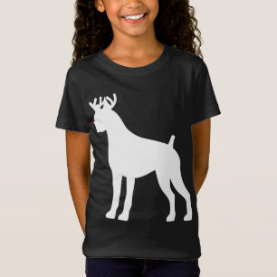 Camiseta Navidades de renos de Boxer Perro