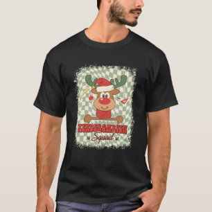 Camiseta Navidades de renos de guardería Escuadrón de profe