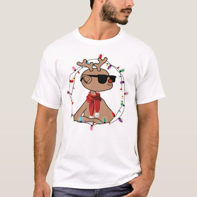 Camiseta Navidades de renos de Guay de festividades moderna (Anverso)
