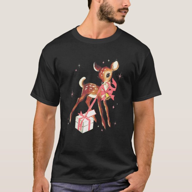 Camiseta Navidades de renos de nariz roja de Rudolph Famili (Anverso)