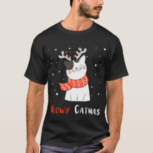 Camiseta Navidades de renos de Navidad, gatito gatito, aman