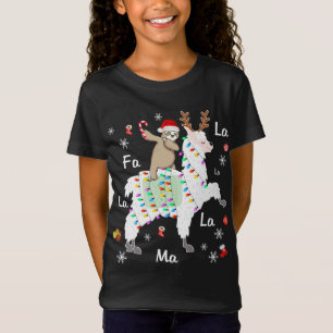Camiseta Navidades de renos de Santa Sloth