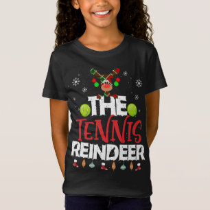 Camiseta Navidades de renos de tenis Matchi familia Pajama