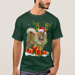 Camiseta Navidades de renos de vacas iluminan divertidas na