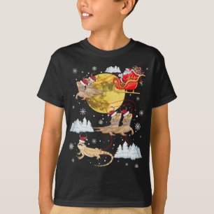 Camiseta Navidades de renos del dragón con barba Pajama San