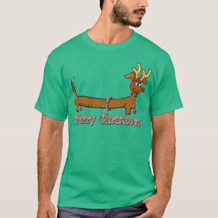 Camiseta Navidades de renos Doxie