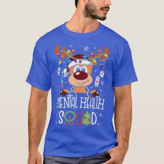 Camiseta Navidades de renos Escuadrón de Salud Mental Steth