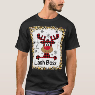 Camiseta Navidades De Renos Lash Boss Bleached Lash Ar