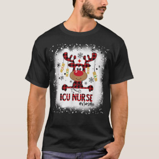 Camiseta Navidades de renos Pajama Xmas de enfermeras de la