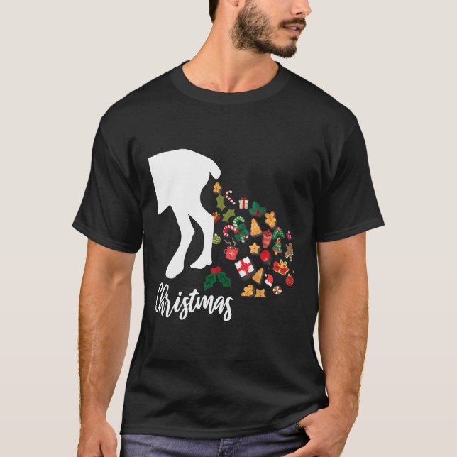 Camiseta Navidades De Renos Pajamas Para Partido Familiar P (Anverso)