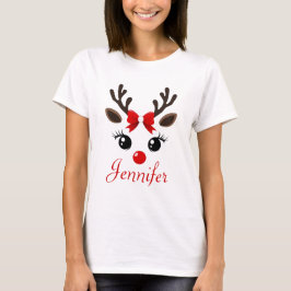 Camiseta Navidades de renos personalizados | Festividad