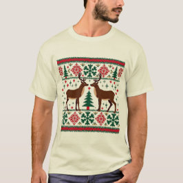 Camiseta Navidades de renos vitorean