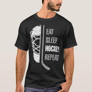 Camiseta Navidades De Repetición De Hockey Sobre Sueño Para