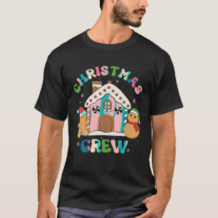 Camiseta Navidades de Retro Groovy Matanza de Cuadrados Fam