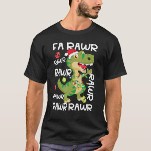 Camiseta Navidades de Rex Ra Ra Ra Rawr de Dinosaur Xmas Pa