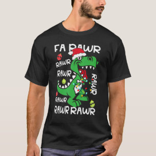 Camiseta Navidades de Rex Ra Ra Ra Rawr de Dinosaur Xmas Pa
