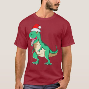 Camiseta Navidades de Rex Rex de Santasauro Dinosaurio Paja