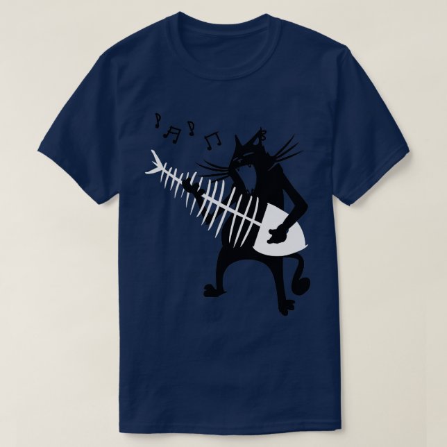 Camiseta Navidades de rock rock de rock de guitarra para ga (Diseño del anverso)