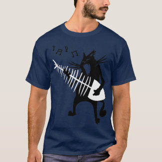Camiseta Navidades de rock rock de rock de guitarra para ga