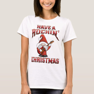 Camiseta Navidades de Rockin Santa T Shirt