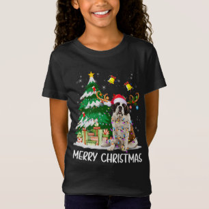 Camiseta Navidades de San Bernardo alumbran árbol Santa Xma