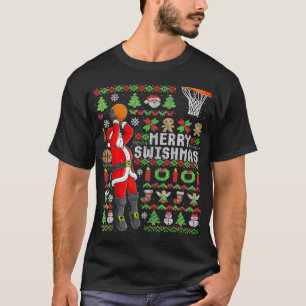 Camiseta Navidades de Santa Básquetbol jugador Slam Dunk Ug