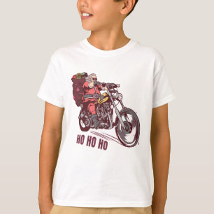 Camiseta Navidades de Santa Biker disfrazados para invitaci