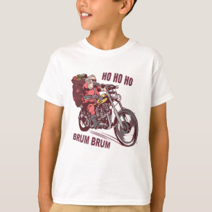 Camiseta Navidades de Santa Biker disfrazados para invitaci